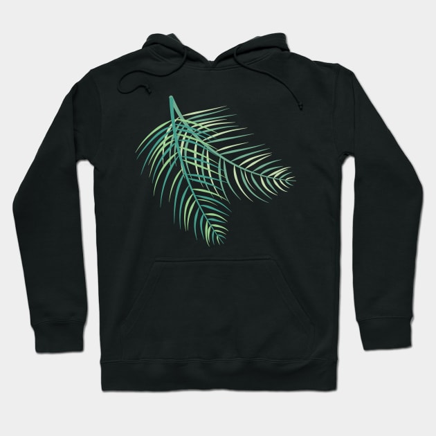 Folk Art Tree Boughs Hoodie by SWON Design